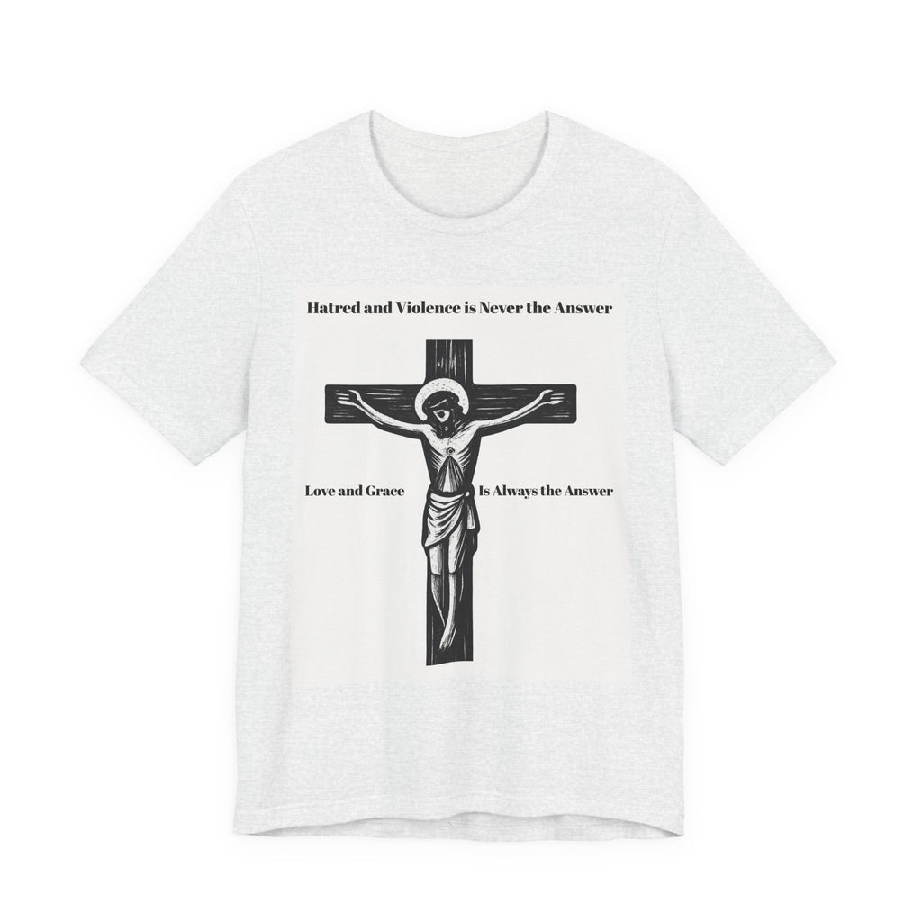 Christian faith T-shirt with Jesus crucifix graphic
