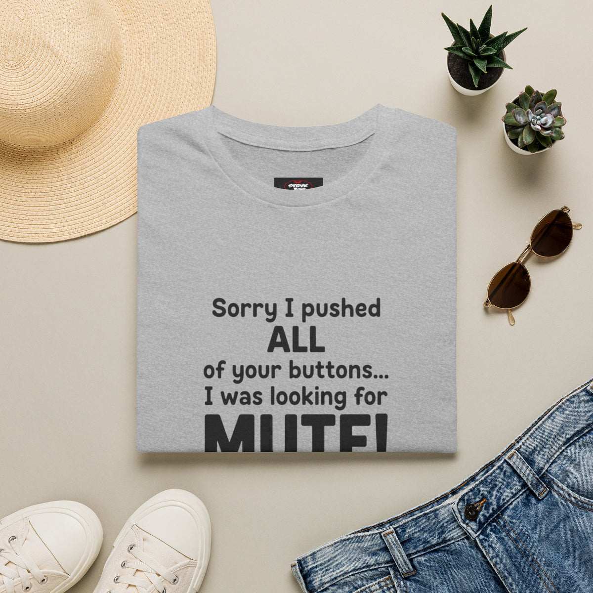 Funny "Sorry I Pushed All Your Buttons" T-Shirt
