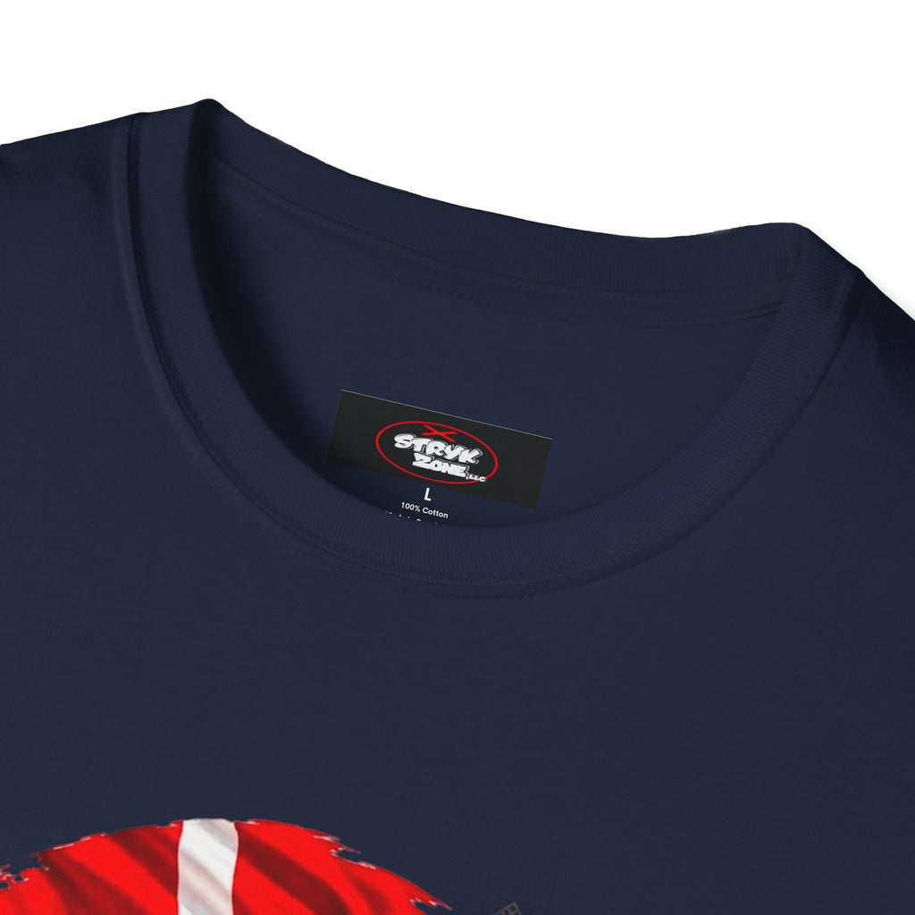 Denmark Travel T-Shirt — Copenhagen Landmarks & Viking Collage Tee