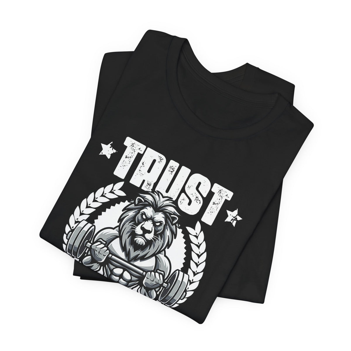 Unstoppable Process lion graphic on a T-shirt