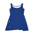 Midnight Blue Starburst Skater Dress