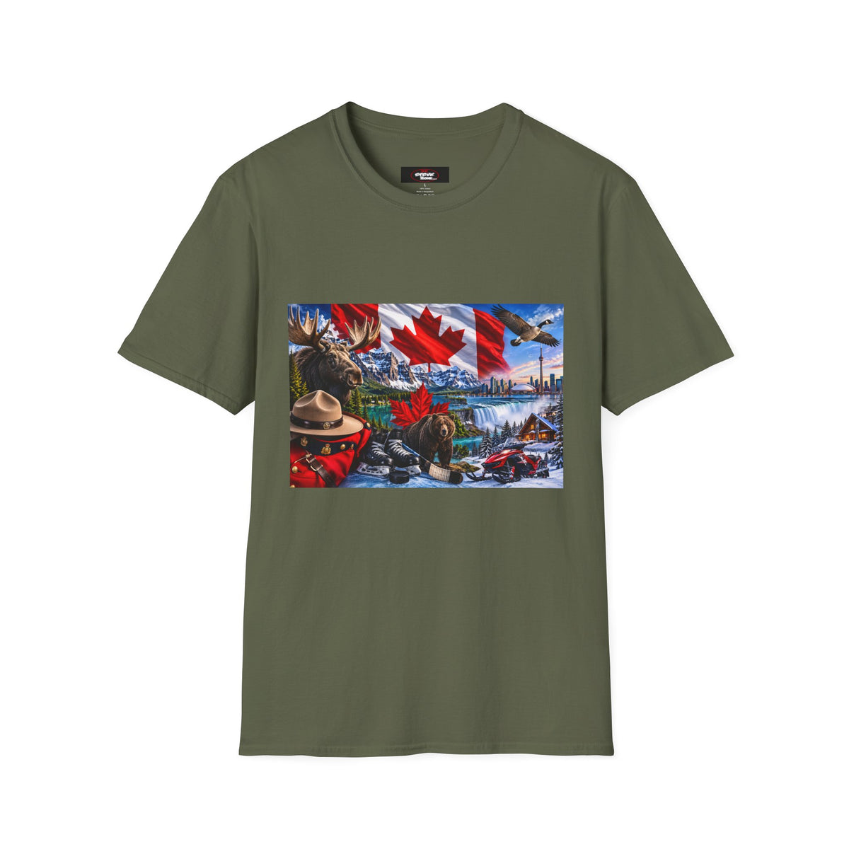 Canada Pride T-Shirt – Maple Leaf Landscape Graphic Tee