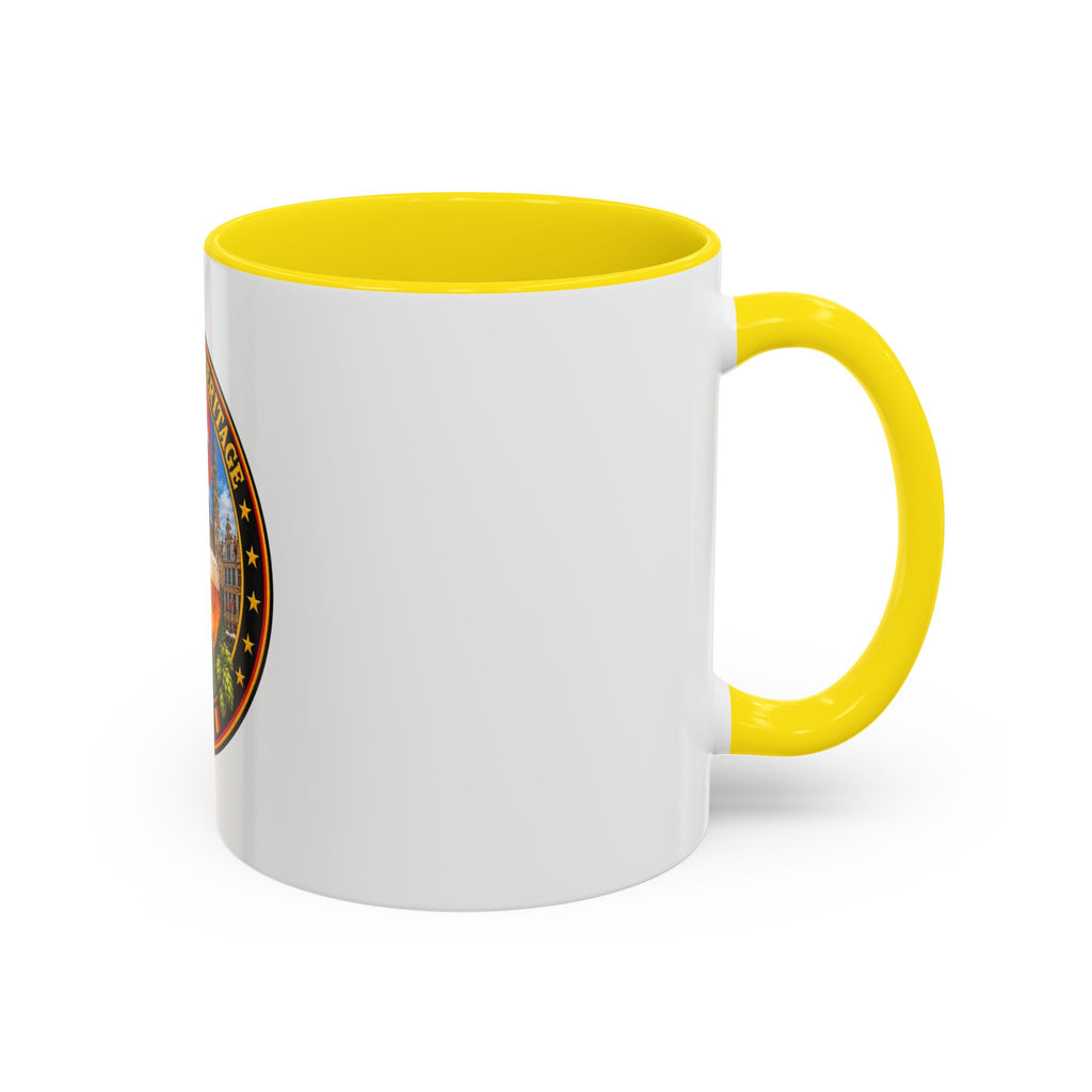 Belgian Heritage Accent Coffee Mug — Belgium Beer, Waffles & Chocolates Design