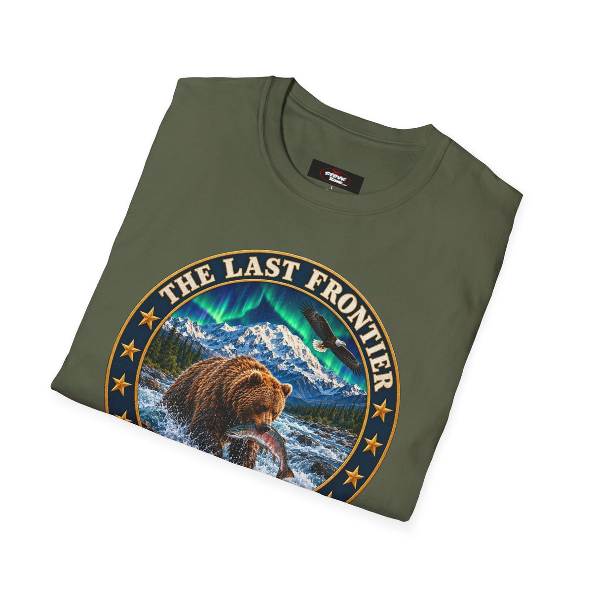 Alaska Bear T-Shirt — "The Last Frontier" Wilderness Graphic Tee