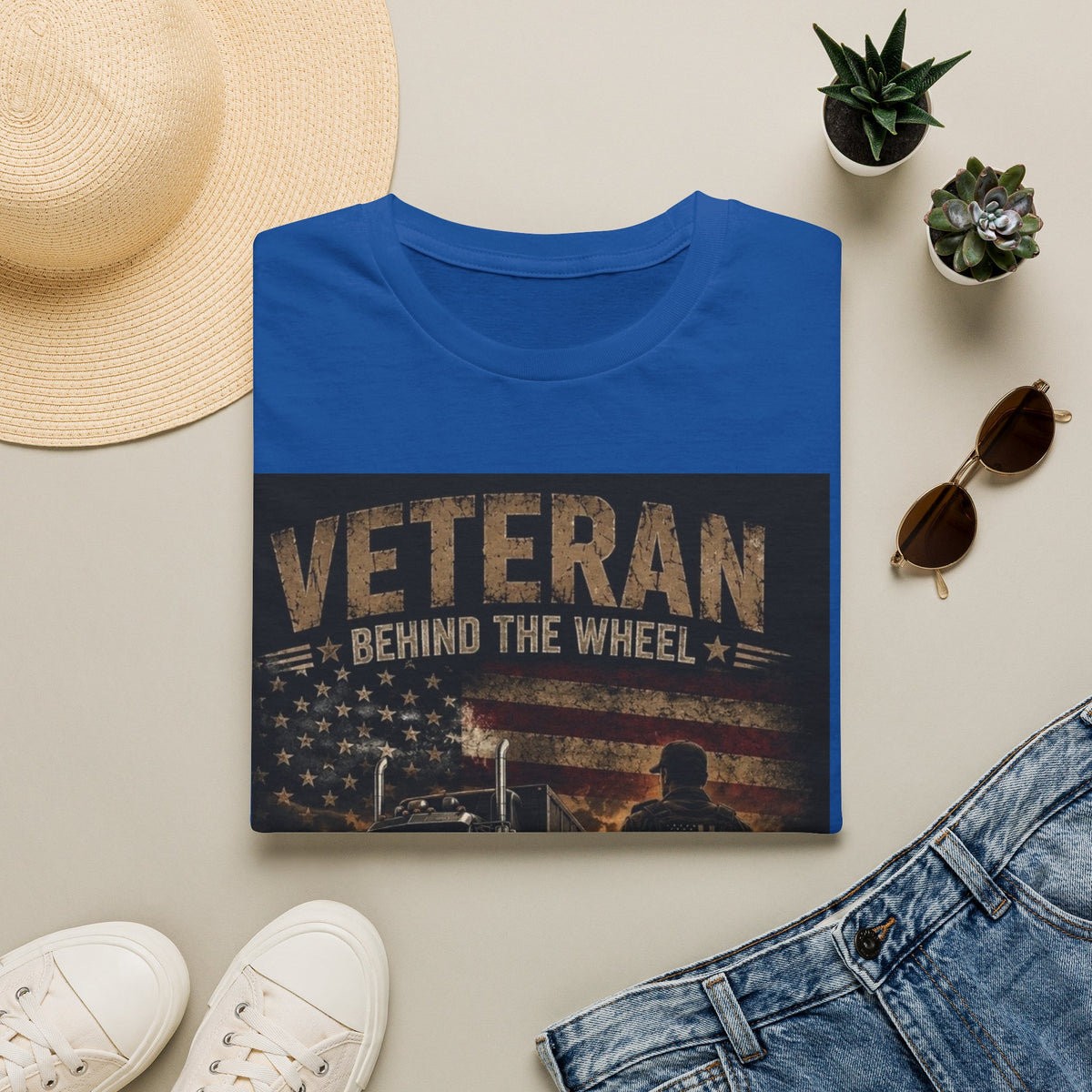 Veteran Behind the Wheel T-Shirt