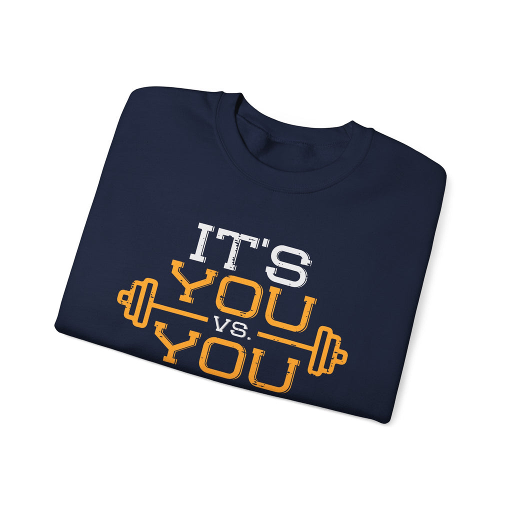 Bold Self‑Competition Crewneck