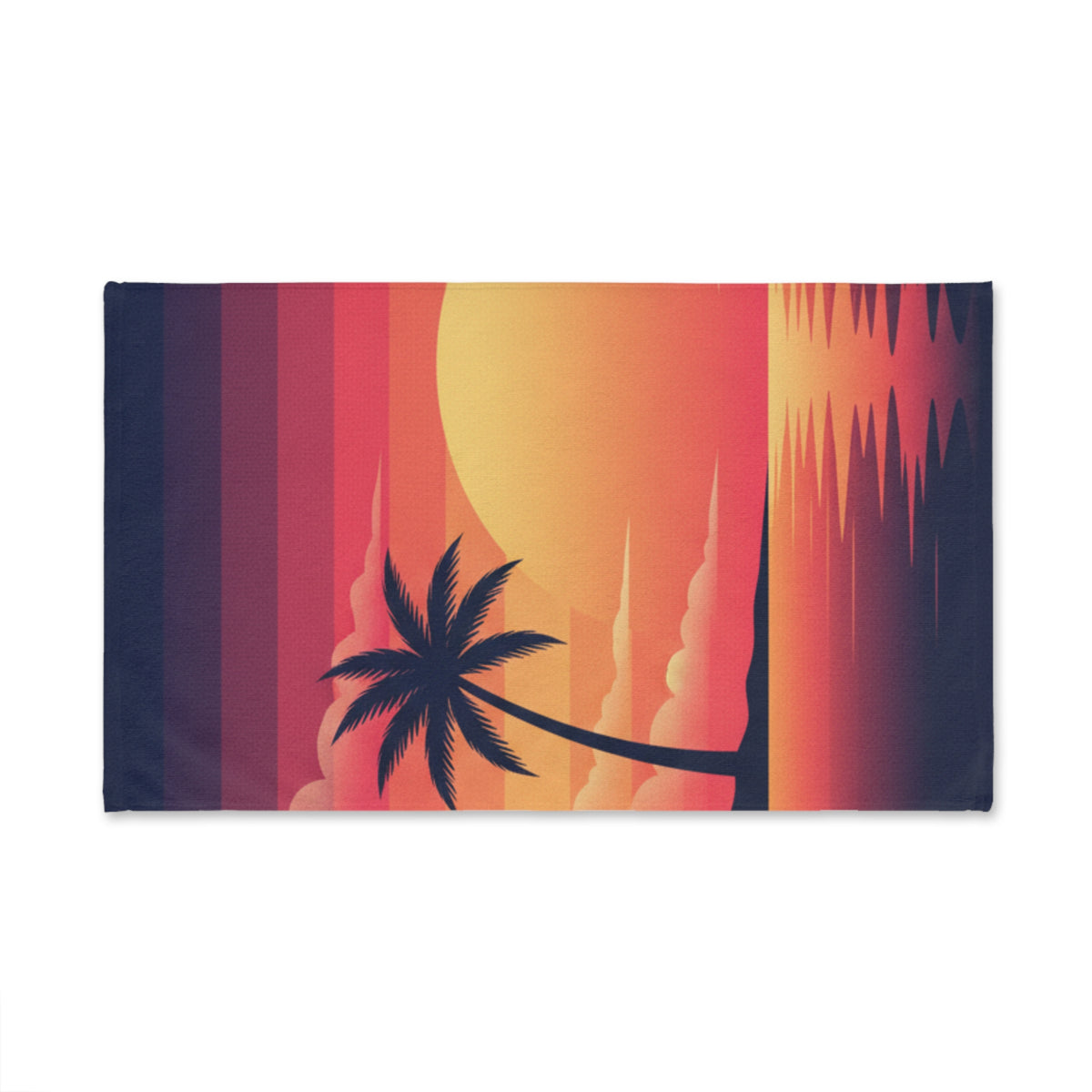 Sunset Hand Towel — Beautiful Sunset Beach Vibe Home Towel