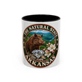 Arkansas State Mug - "The Natural State" Wild Boar, Diamond & Apple Blossom Coffee Cup (11/15oz)