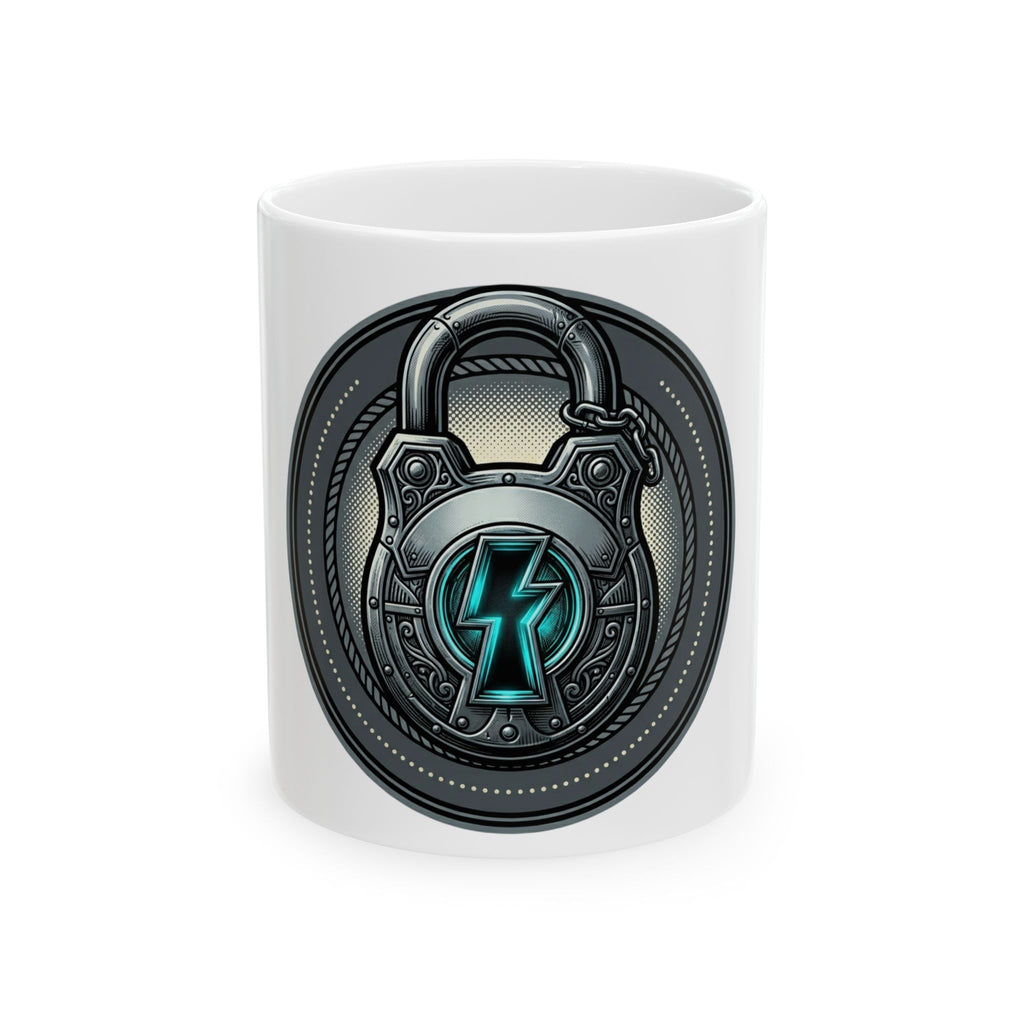 Locked In Ceramic Mug — 'Locked In' Motivational Coffee Cup (11oz, 15oz)