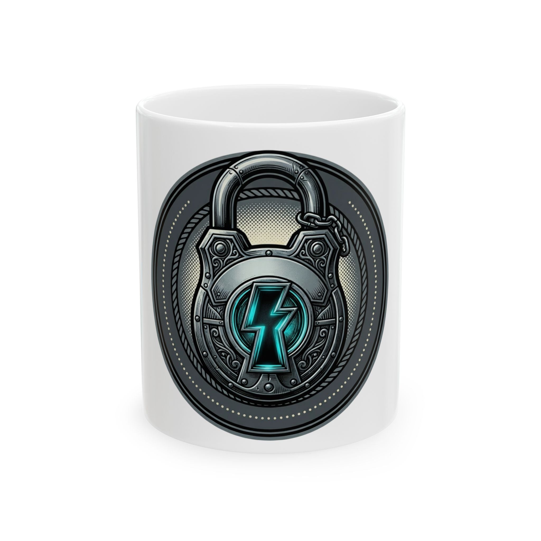 Locked In Ceramic Mug — 'Locked In' Motivational Coffee Cup (11oz, 15oz)
