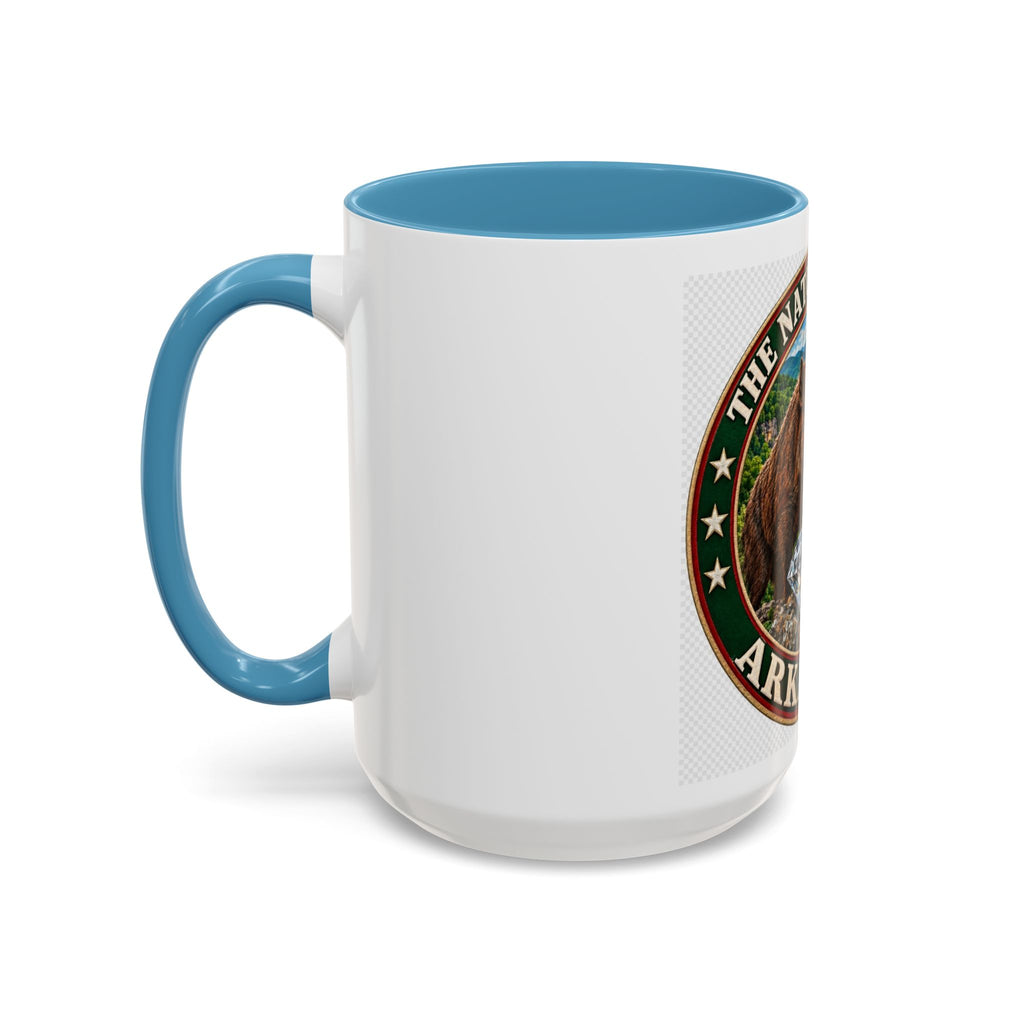 Arkansas State Mug - "The Natural State" Wild Boar, Diamond & Apple Blossom Coffee Cup (11/15oz)