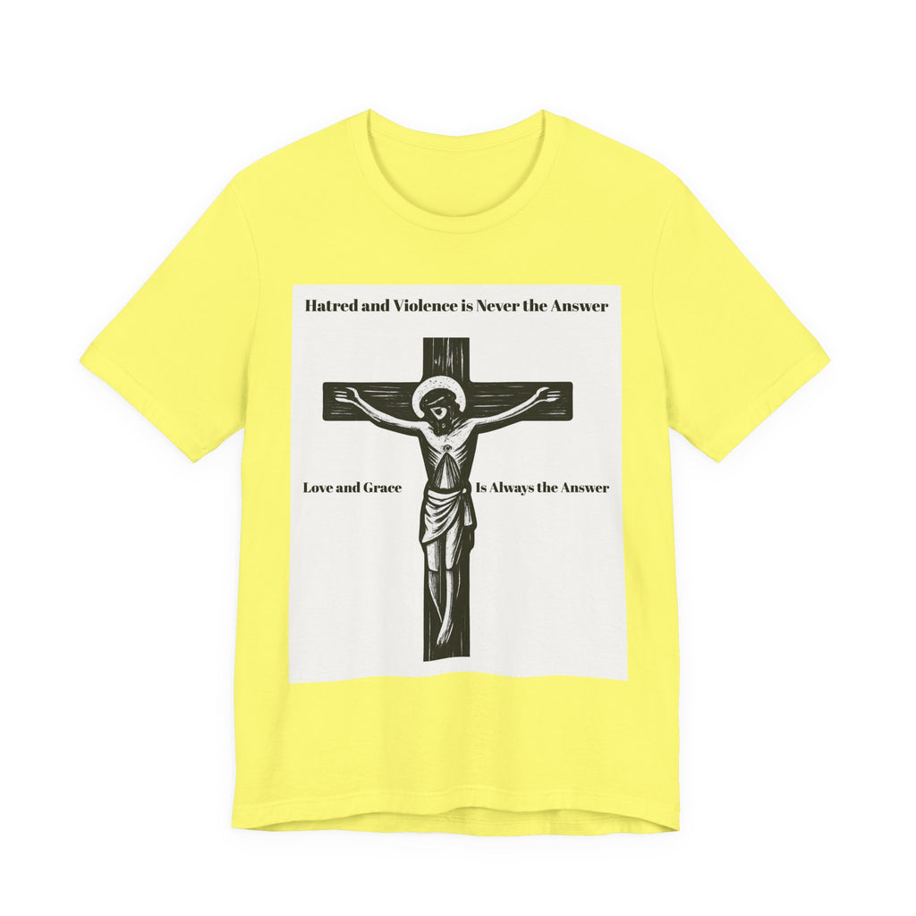 Jesus Crucifix T‑Shirt — Christian Faith Graphic Tee for Easter & Church