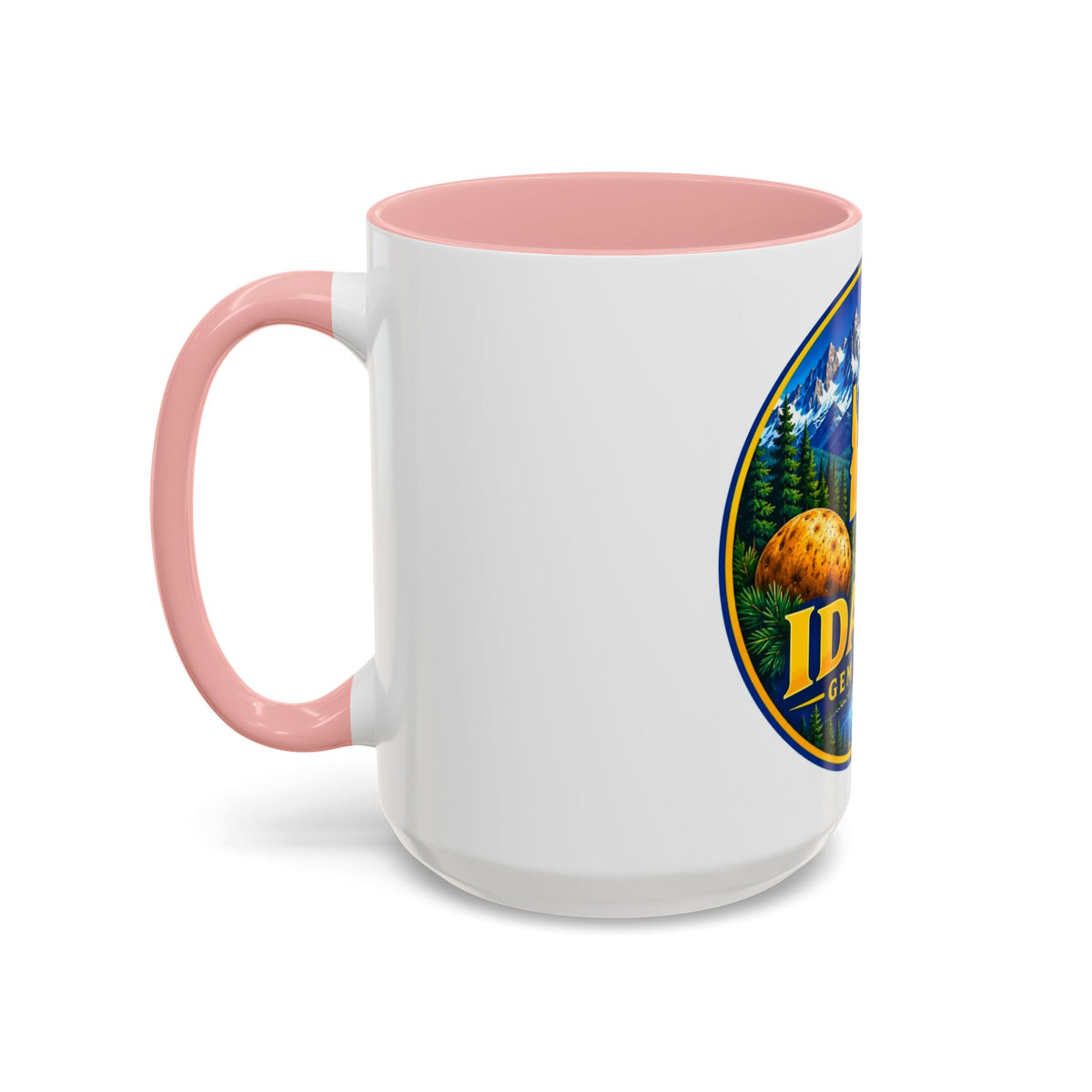 Idaho Gem State Coffee Mug — Mountain, Elk & Potato Travel Souvenir (11/15oz)
