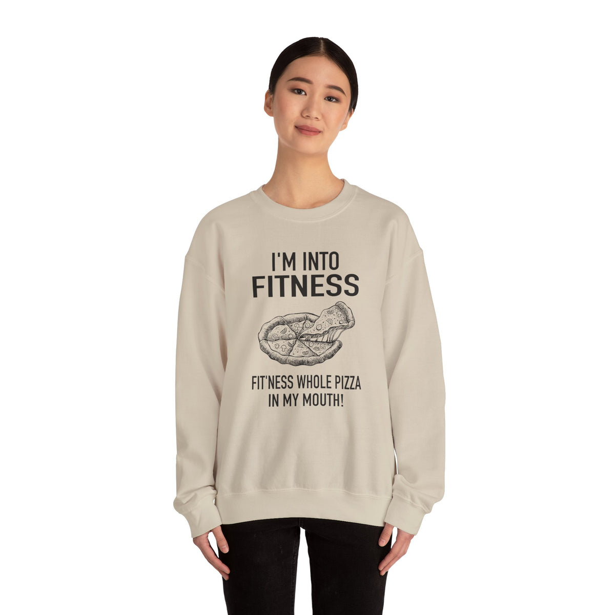 Witty Slice Lover Crewneck