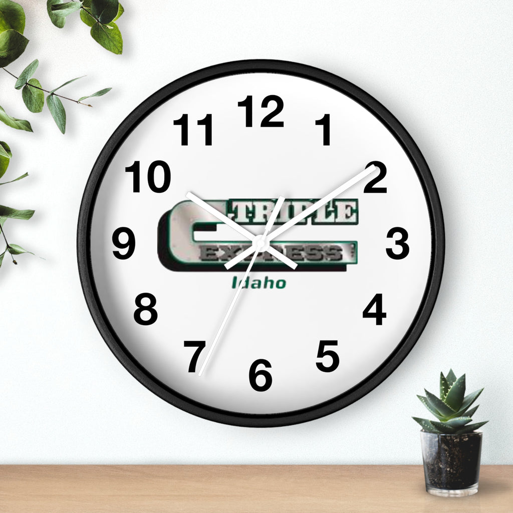 Wall Clock — Granite Express Idaho Logo Clock