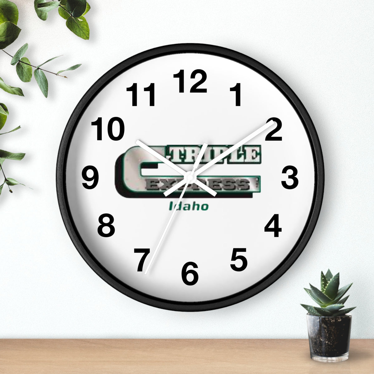 Wall Clock — Granite Express Idaho Logo Clock