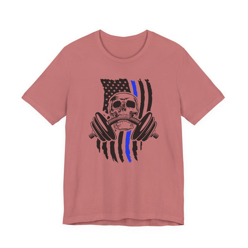 Amplified Skull Barbell Tee