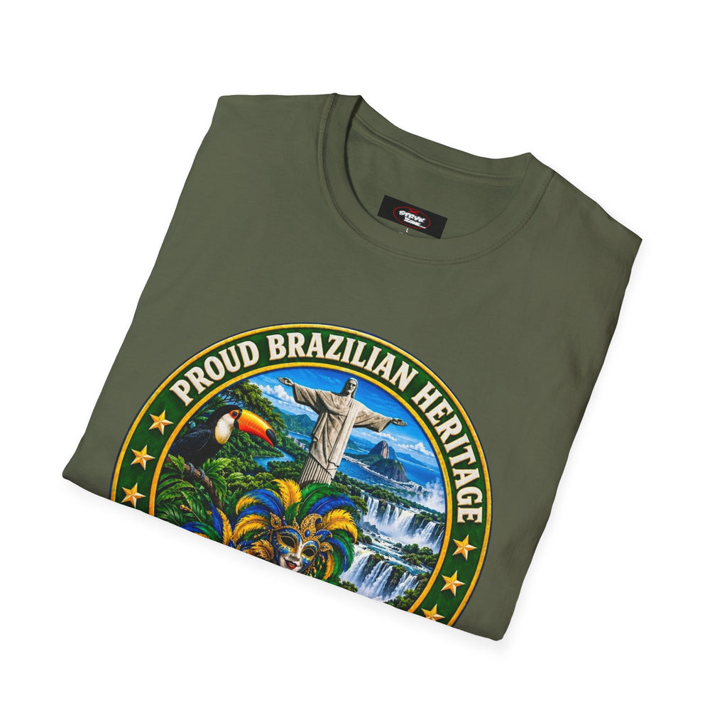 Brazil Heritage T-Shirt — Proud Brazilian Heritage Graphic Tee