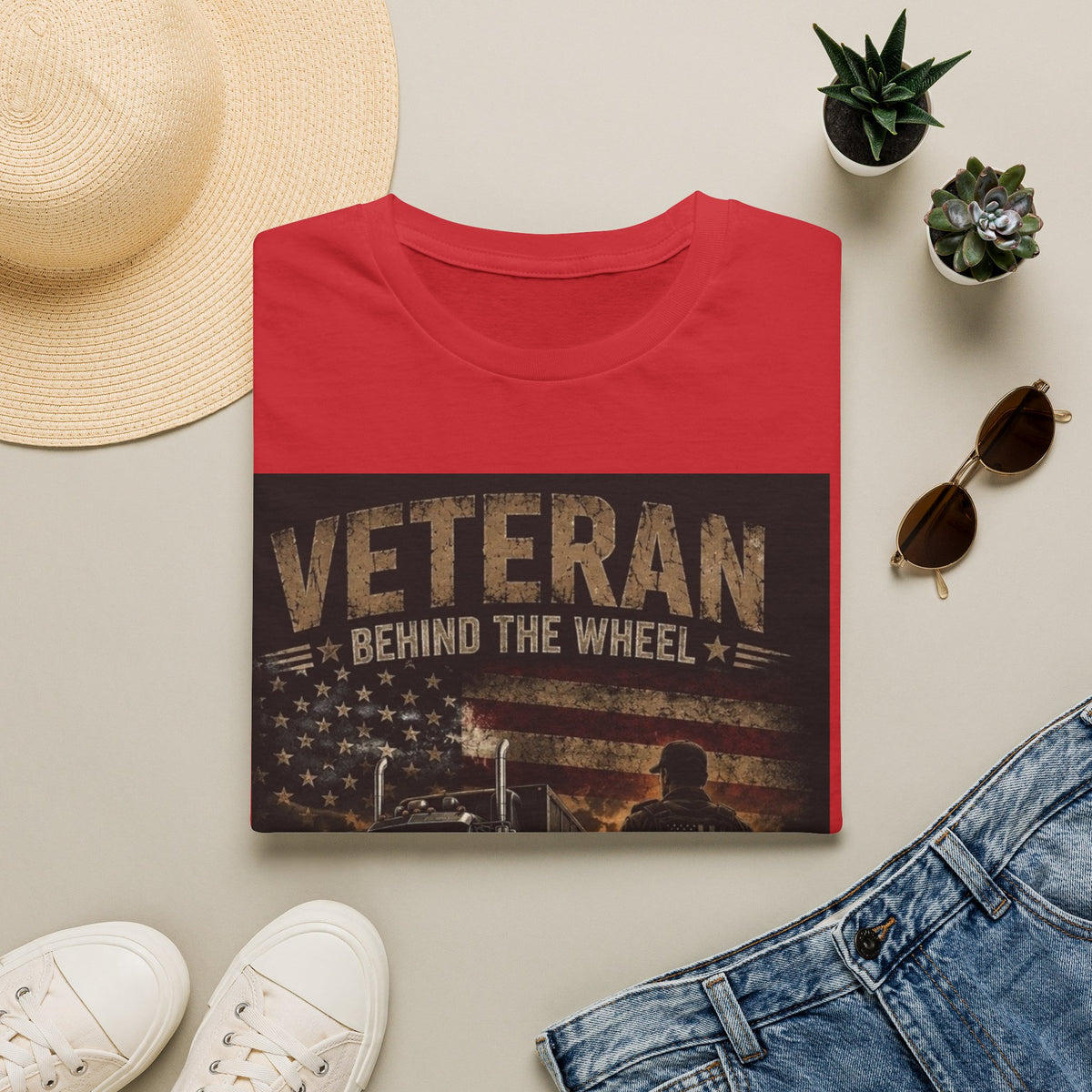 Veteran Behind the Wheel T-Shirt