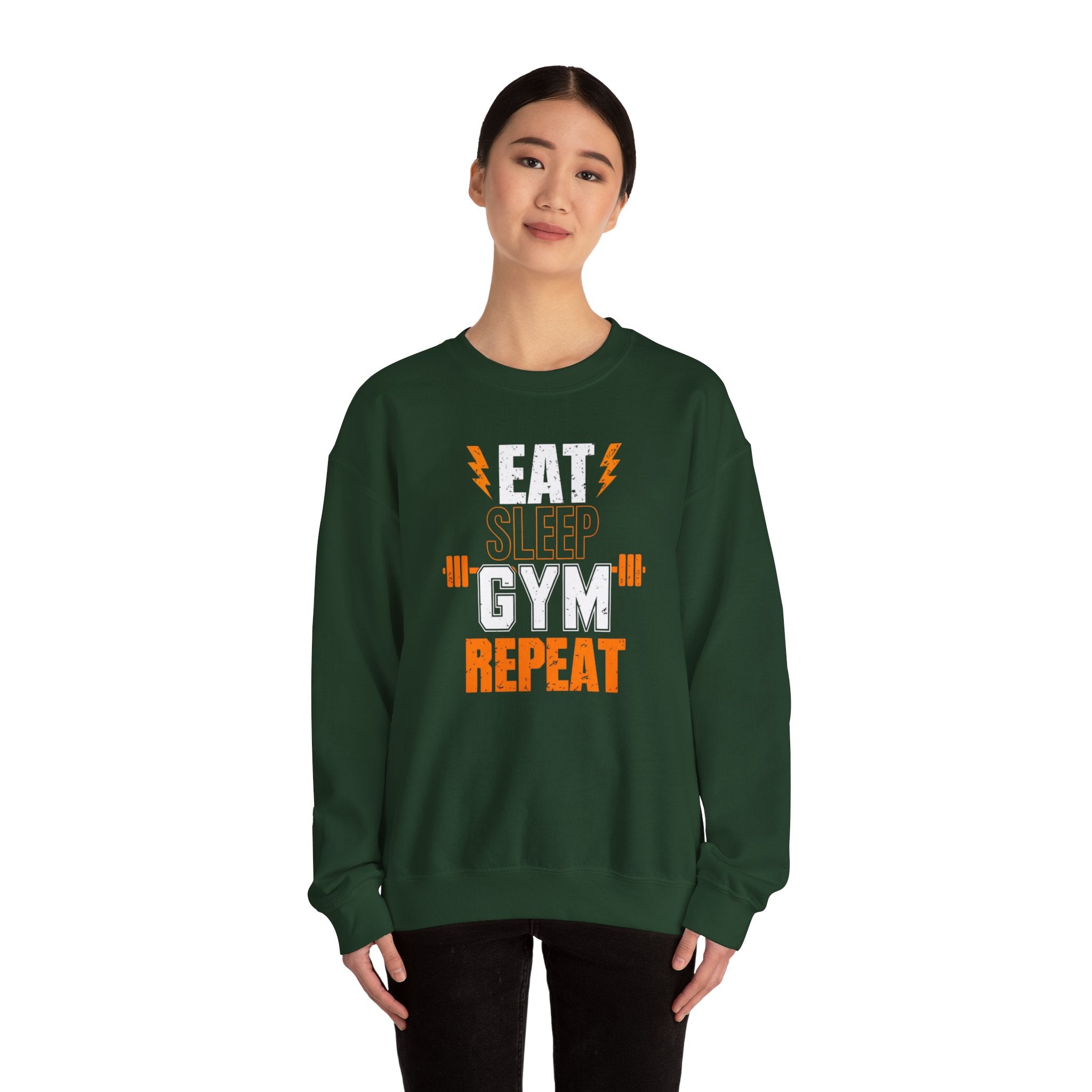 Bold Repeat Workout Sweatshirt