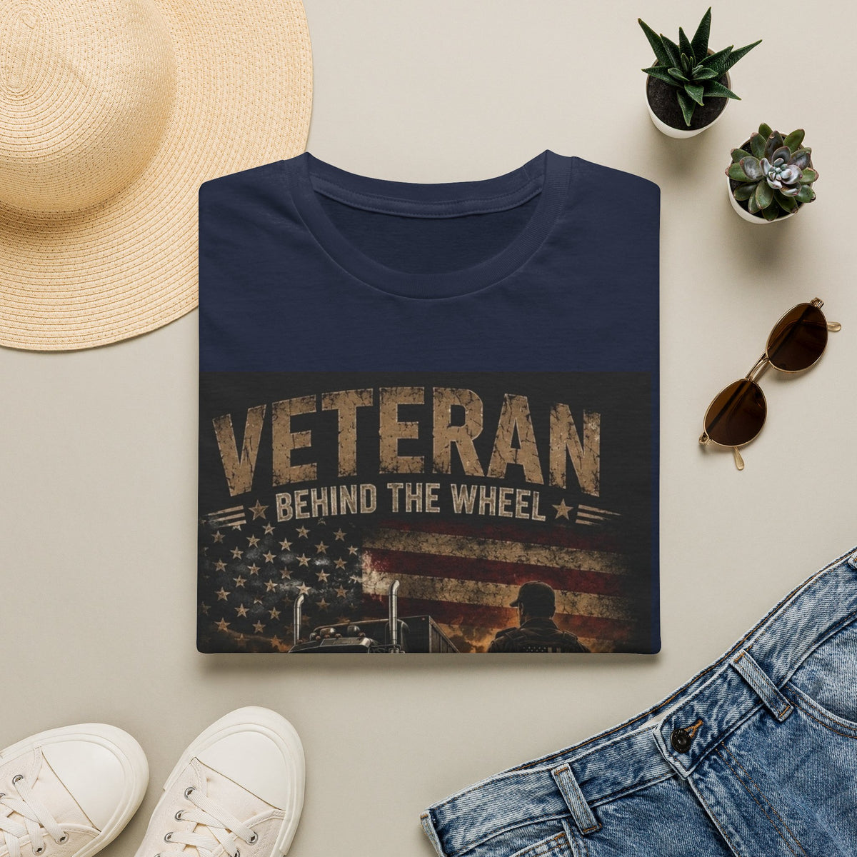 Veteran Behind the Wheel T-Shirt