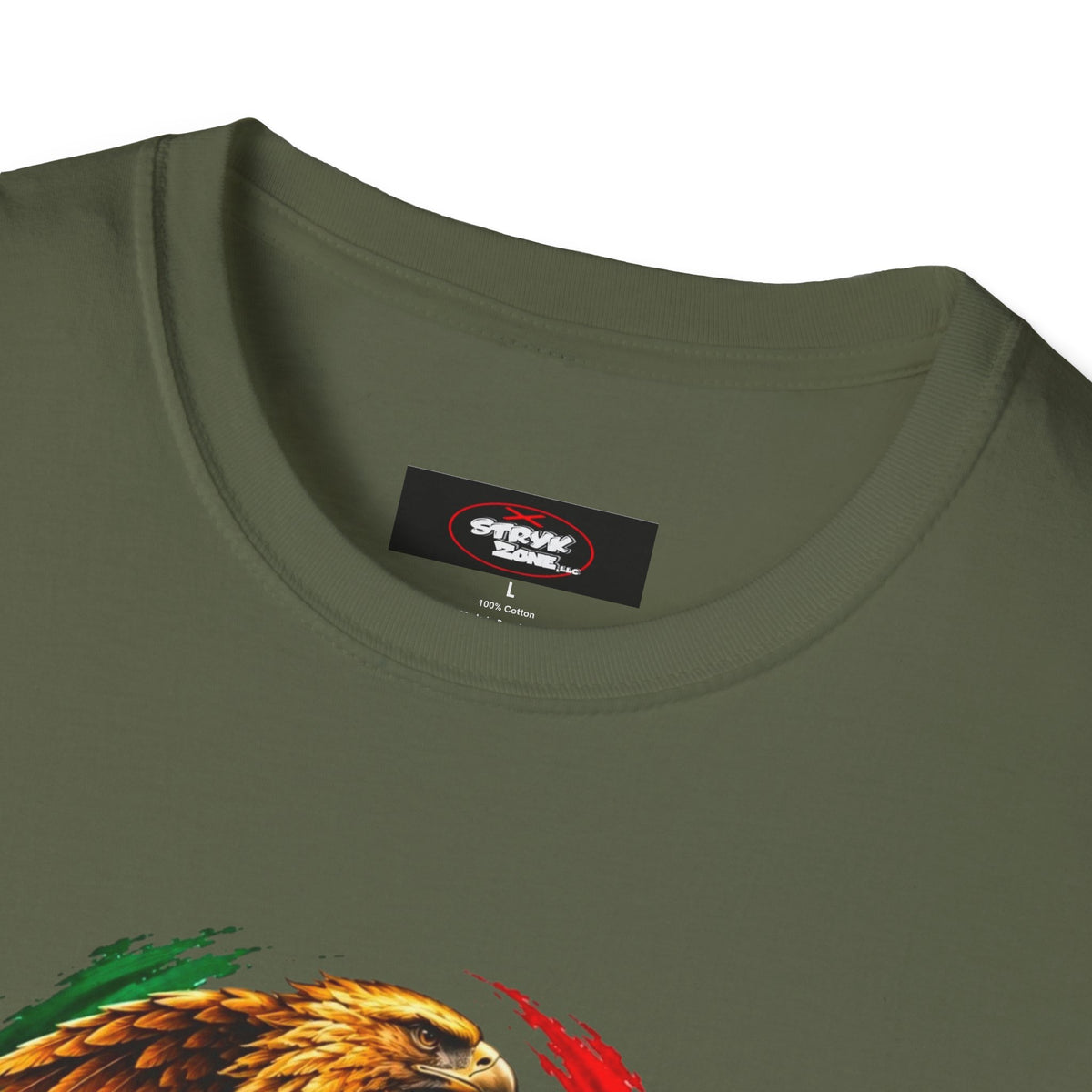 Mexico Heritage T-Shirt — Mexican Eagle, Guitar & Cactus Graphic