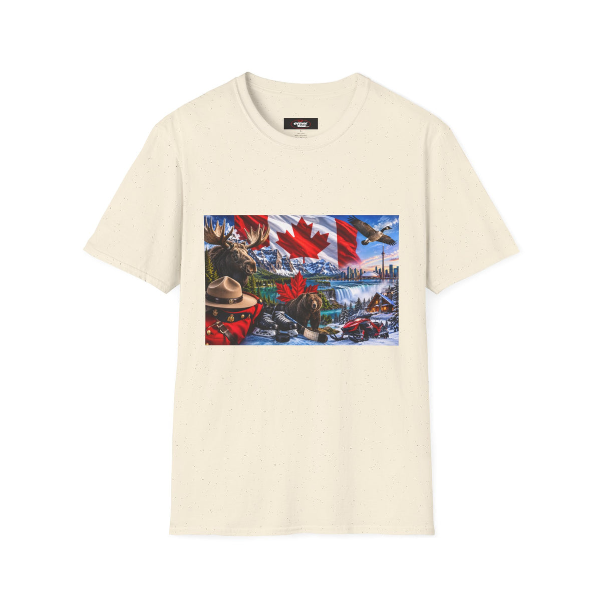 Canada Pride T-Shirt – Maple Leaf Landscape Graphic Tee