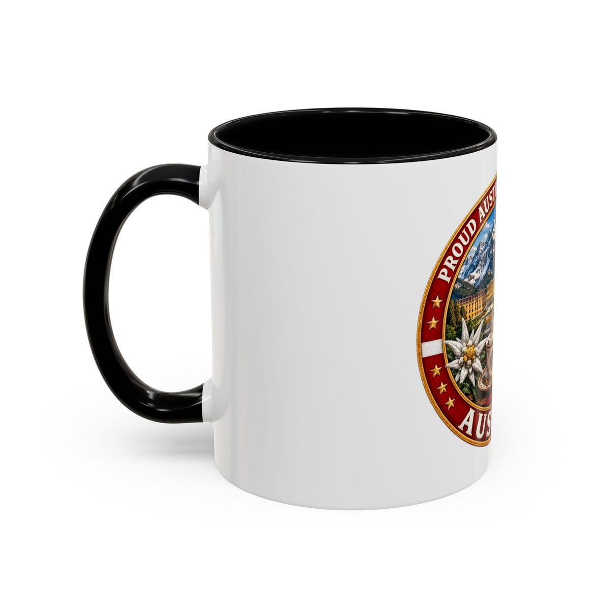 Austria Heritage Coffee Mug — Proud Austrian Heritage Accent Mug (11/15oz)