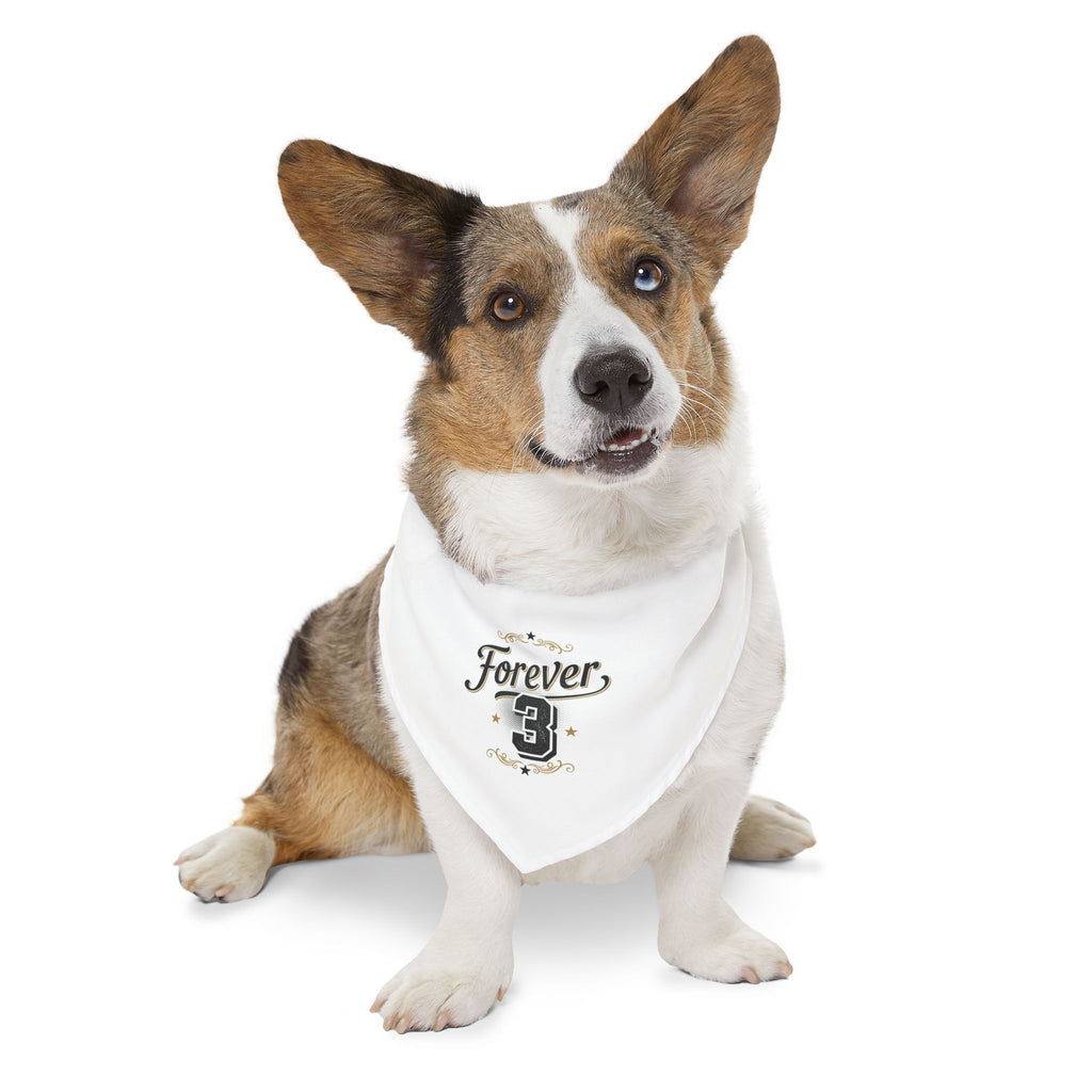 Pet Bandana — "Forever 3" Funny Dog Bandana (Forever 21 Parody)
