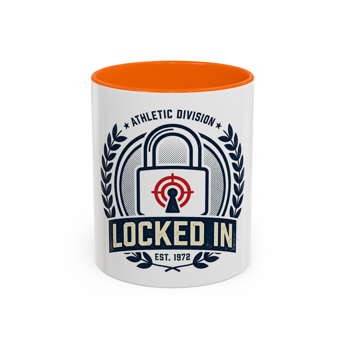 Locked In Accent Coffee Mug — 'Locked In' Motivational Ceramic Mug (11/15 oz)