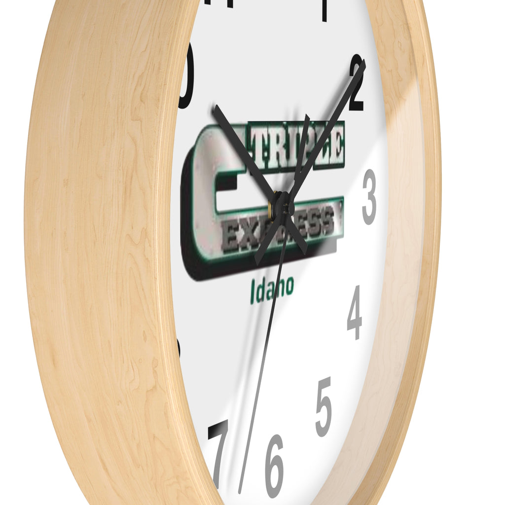 Wall Clock — Granite Express Idaho Logo Clock