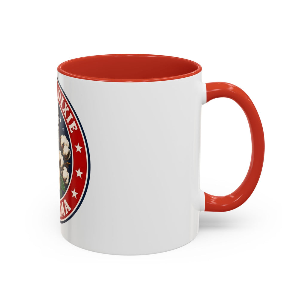 Alabama 'Heart of Dixie' Accent Coffee Mug — Magnolia & Yellowhammer State Pride