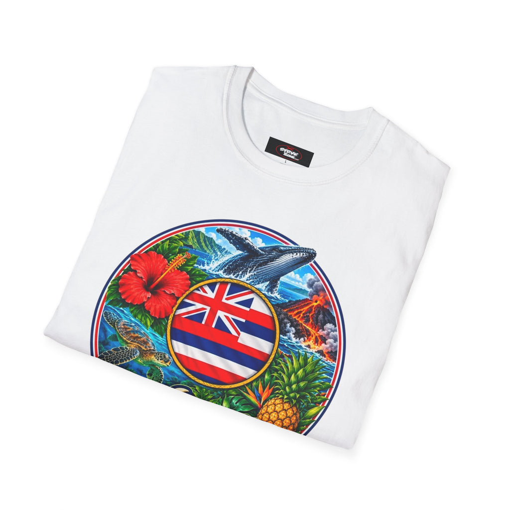Hawaii Island Vintage Badge T‑Shirt