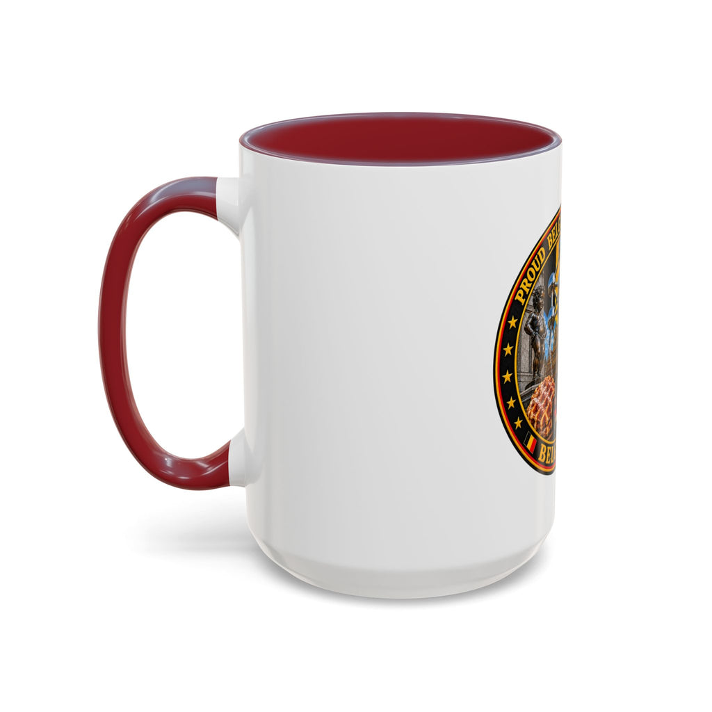 Belgian Heritage Accent Coffee Mug — Belgium Beer, Waffles & Chocolates Design