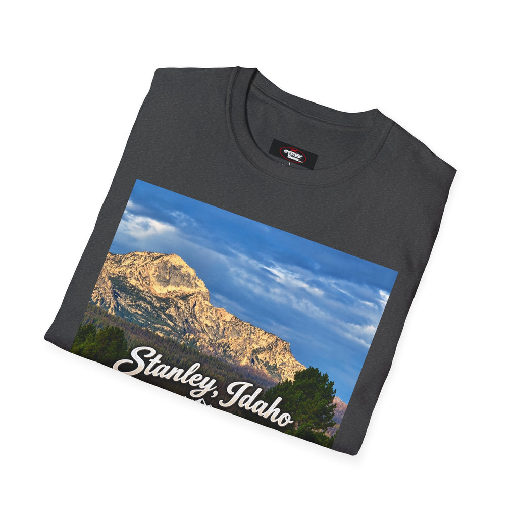 Stanley Idaho Scenic T-Shirt — Vintage Mountain Photo Tee