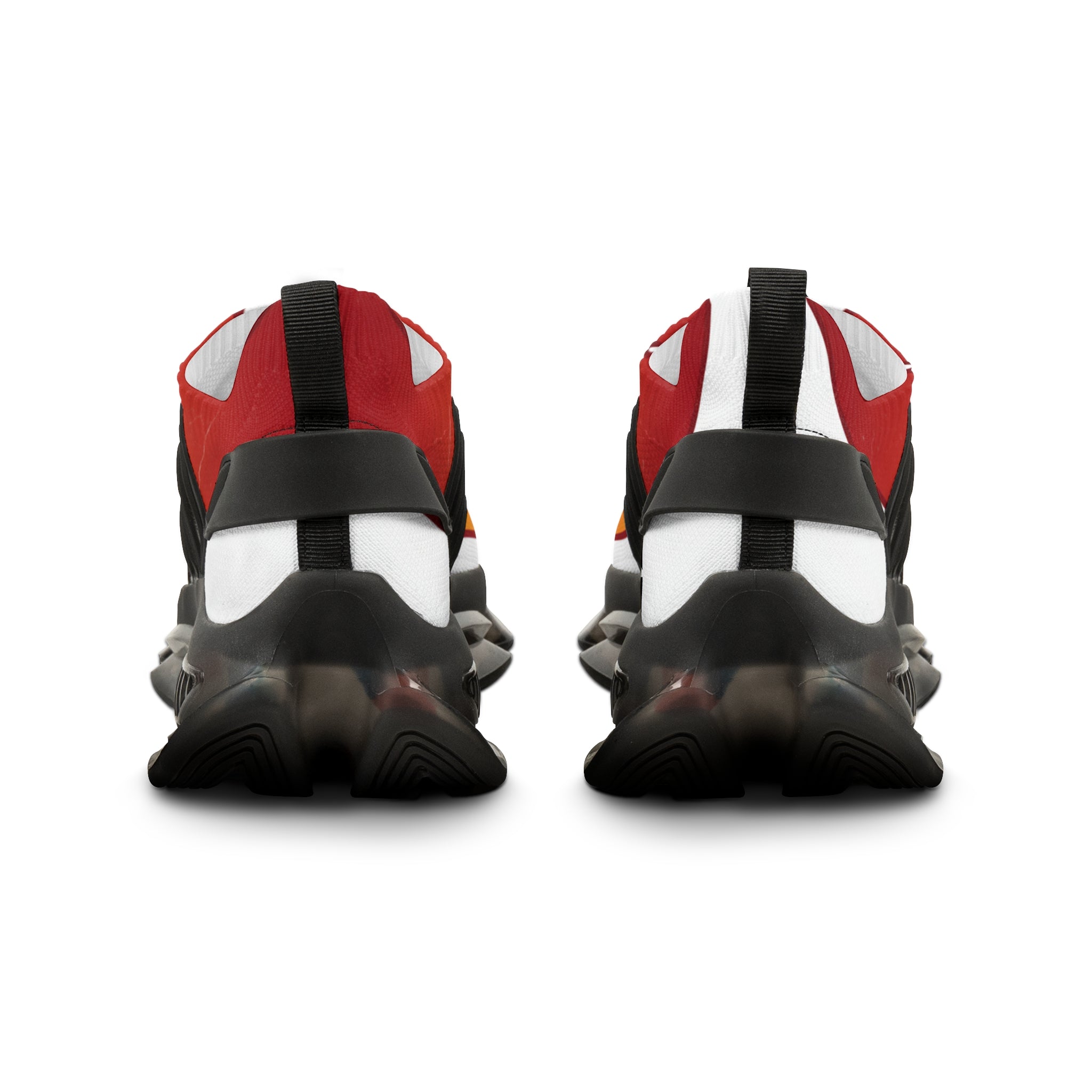 Mesh Sneakers — Lightweight Breathable Men’s Athletic Shoes with Flame Design