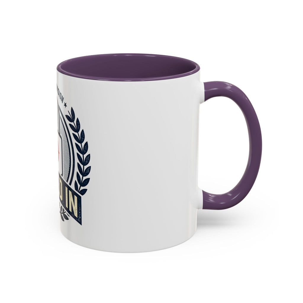 Locked In Accent Coffee Mug — 'Locked In' Motivational Ceramic Mug (11/15 oz)