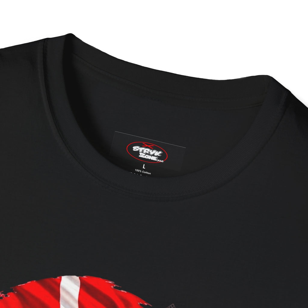 Denmark Travel T-Shirt — Copenhagen Landmarks & Viking Collage Tee