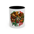 Mexico Souvenir Coffee Mug — Mexican Eagle, Cactus & Guitar Accent Mug
