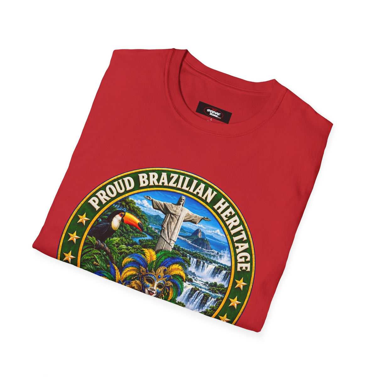 Brazil Heritage T-Shirt — Proud Brazilian Heritage Graphic Tee