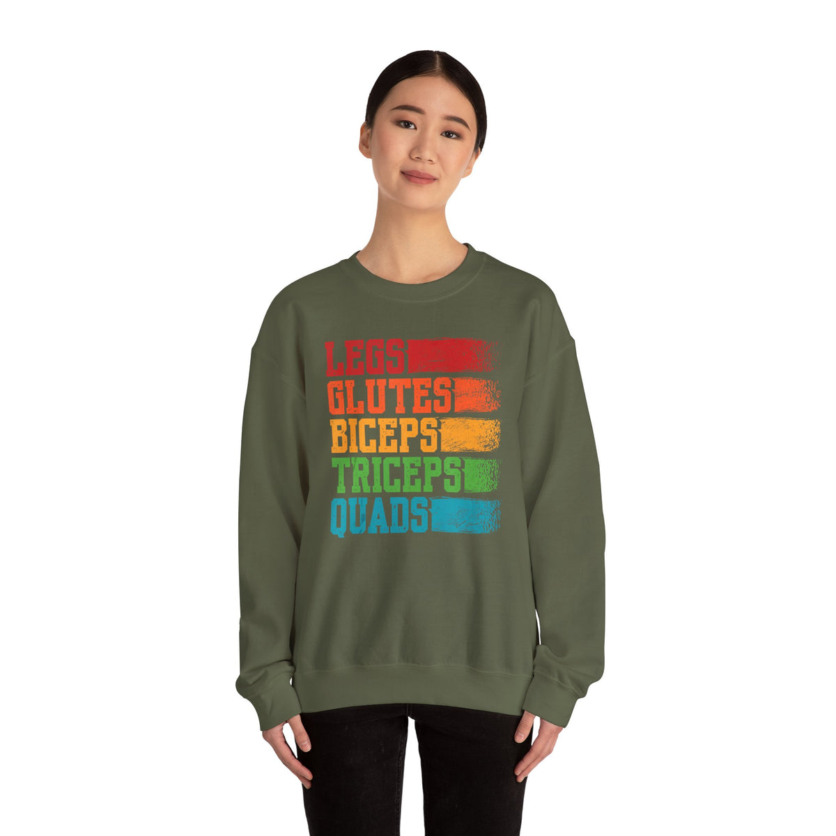 Retro Lift Rainbow Crewneck