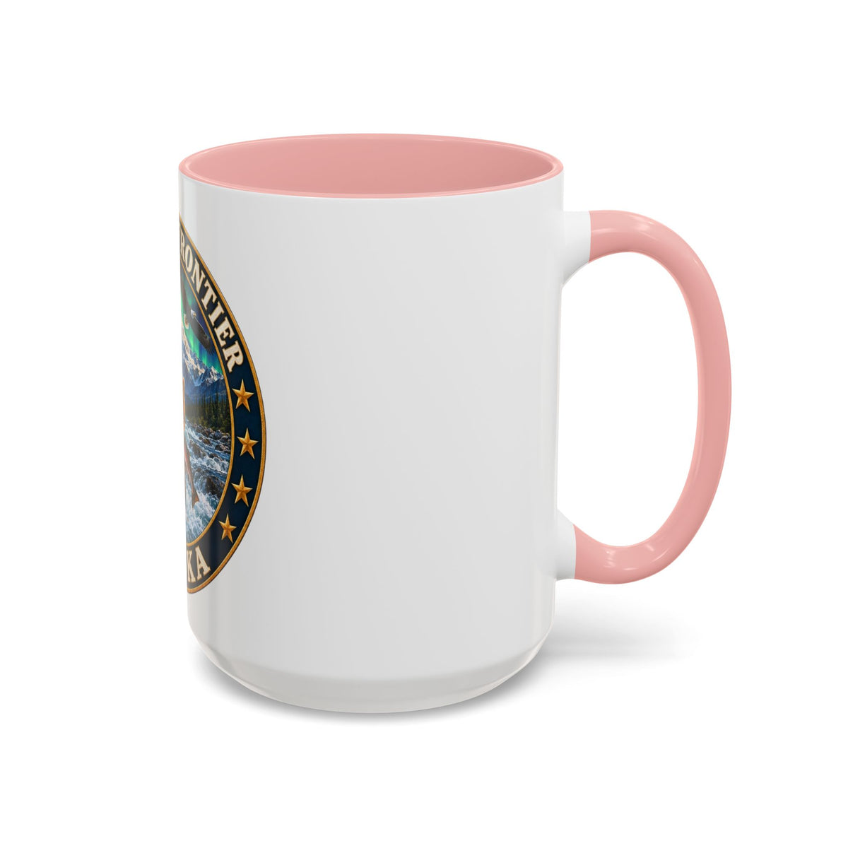 Alaska The Last Frontier Mug — Bear & Northern Lights Coffee Cup (11/15oz)