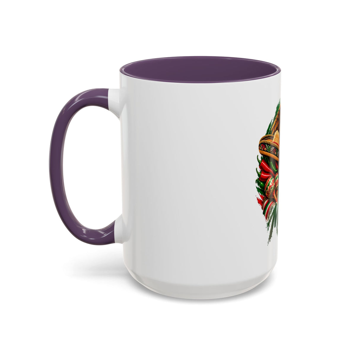 Mexico Souvenir Coffee Mug — Mexican Eagle, Cactus & Guitar Accent Mug