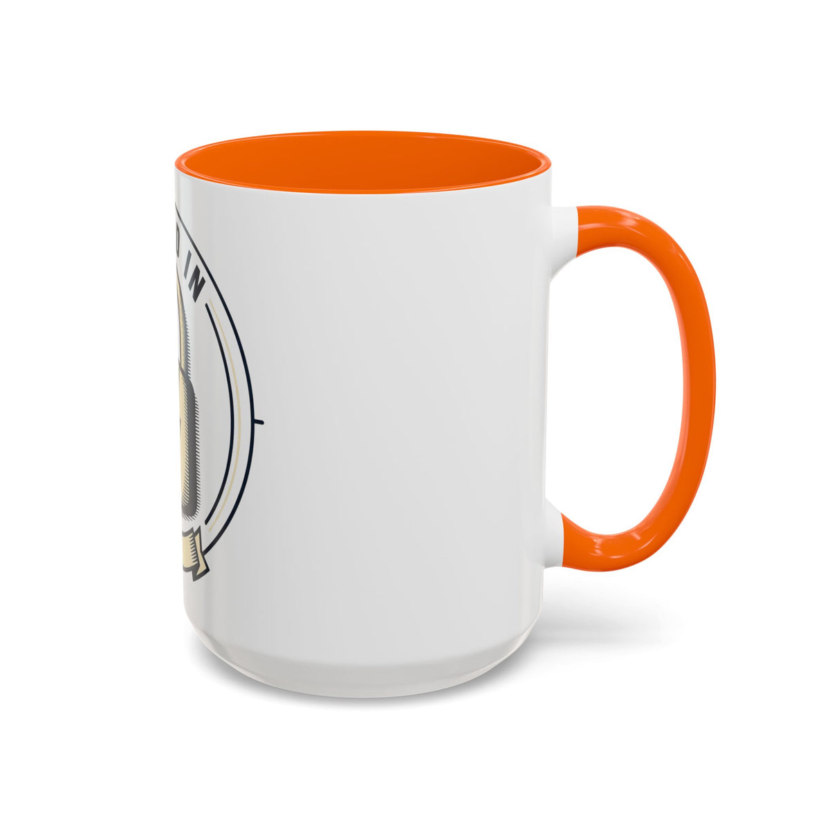 Locked In Accent Coffee Mug — 'Locked In' Motivational Coffee Cup (11/15oz)
