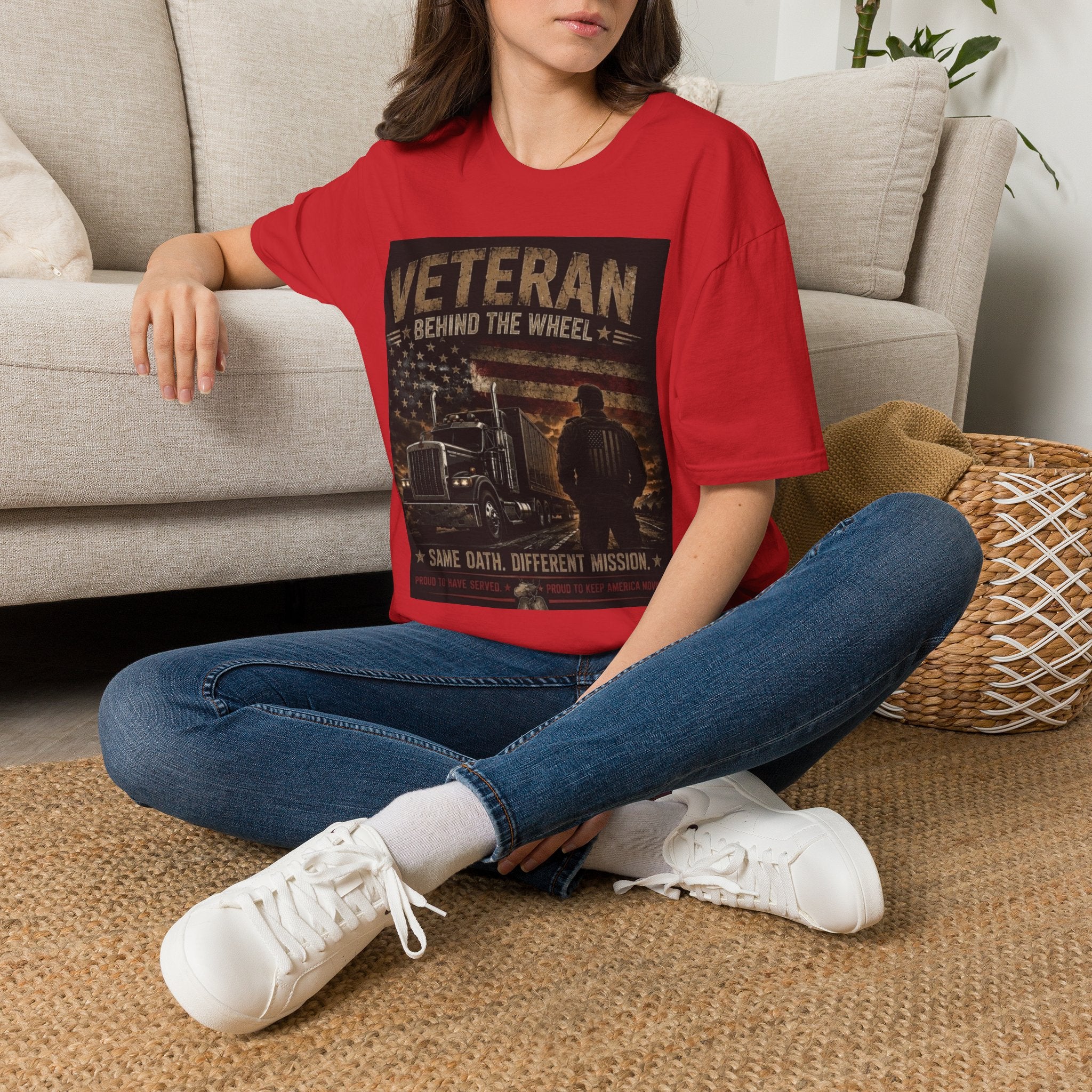 Veteran Behind the Wheel T-Shirt