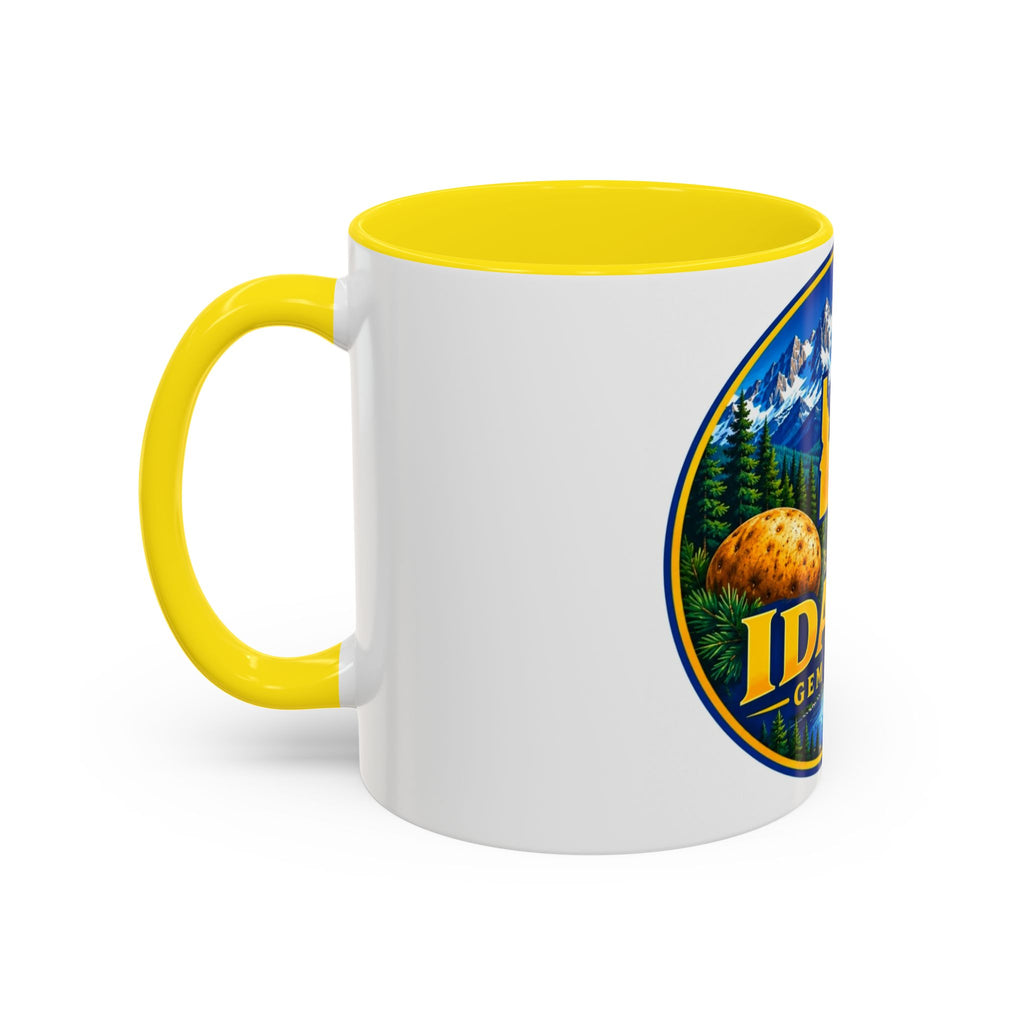 Idaho Gem State Coffee Mug — Mountain, Elk & Potato Travel Souvenir (11/15oz)