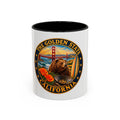 California Golden State Coffee Mug — Bear, Golden Gate & Poppies Accent Mug