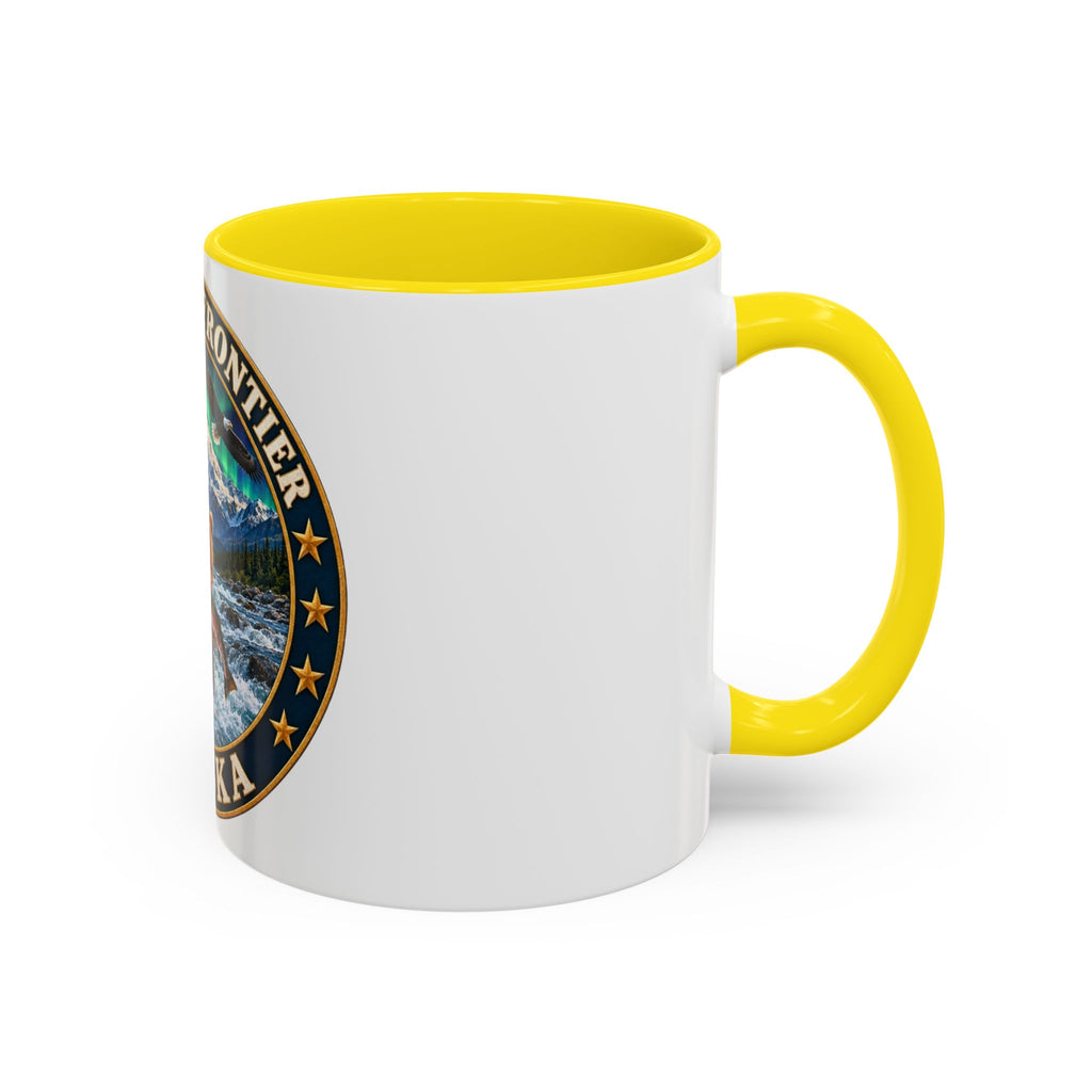Alaska The Last Frontier Mug — Bear & Northern Lights Coffee Cup (11/15oz)