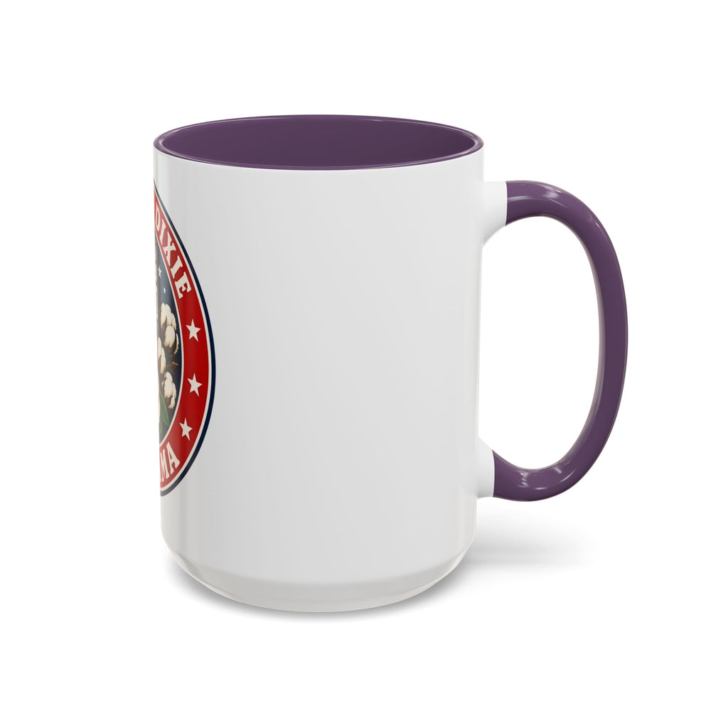 Alabama 'Heart of Dixie' Accent Coffee Mug — Magnolia & Yellowhammer State Pride