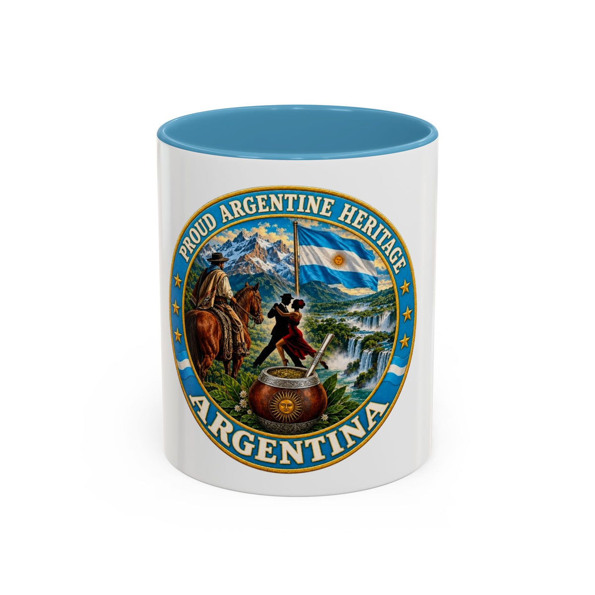 Argentina Heritage Coffee Mug — Proud Argentine Heritage Design (11/15oz)